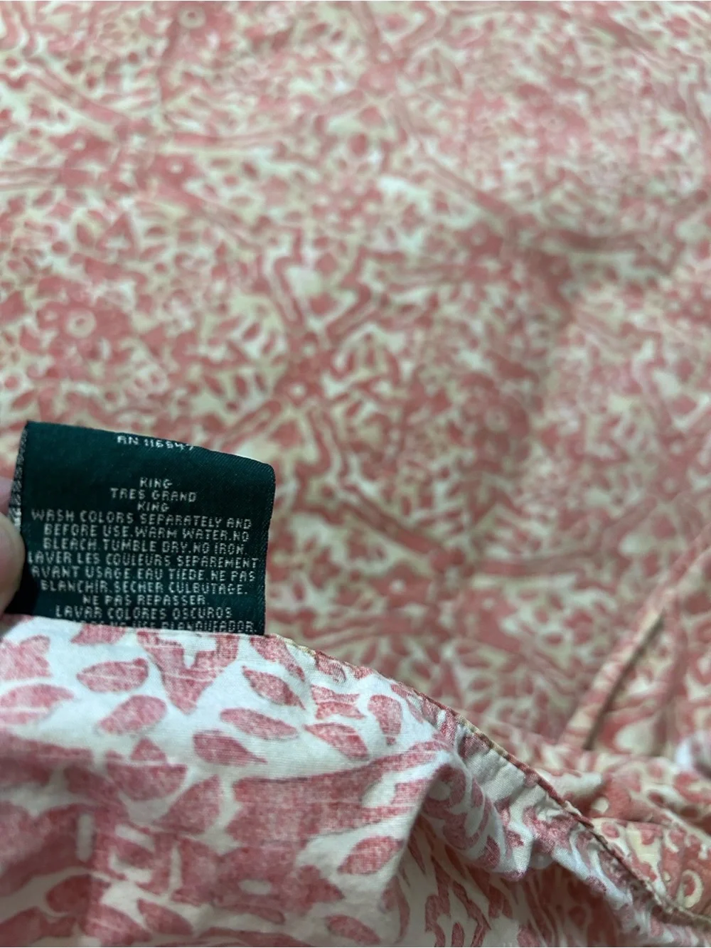 VTG RARE Ralph Lauren San Luca Scroll King FLAT& FITTED SHEETS Made in Italy .